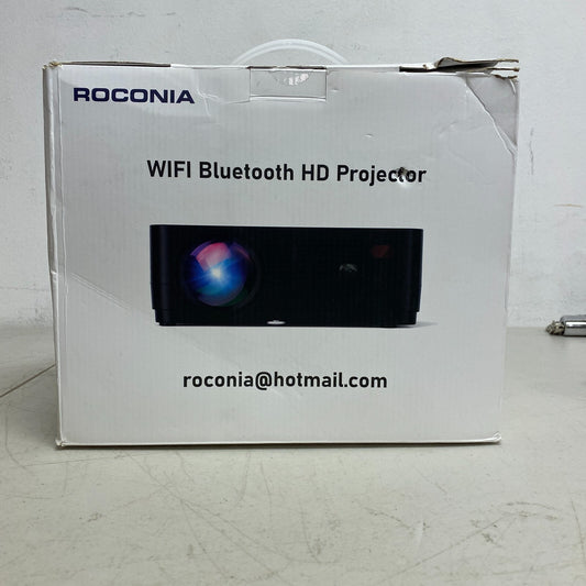 Roconia 150" Class FHD (1080p) LED Projector Movie Video Home Theater w/ Screen'