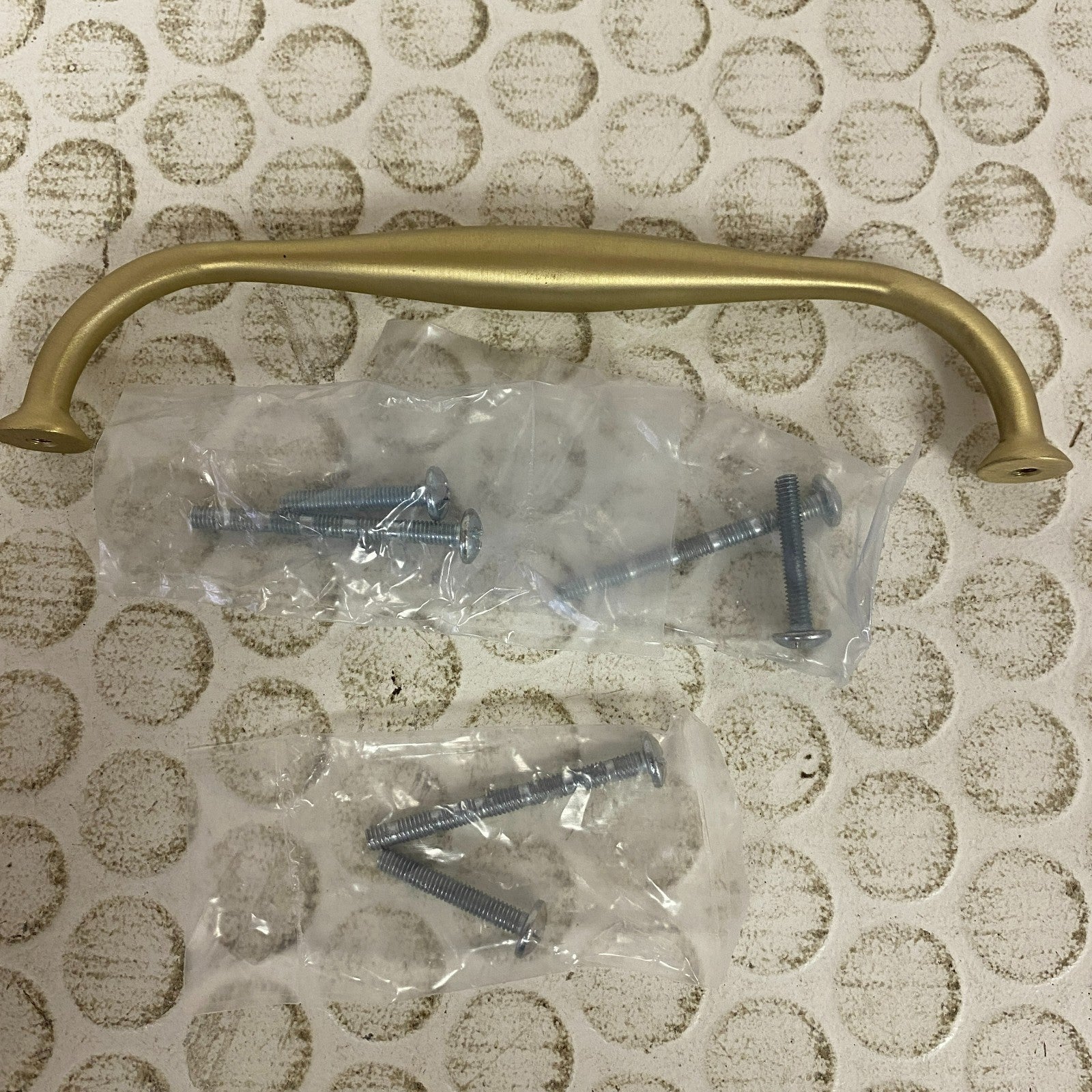 Signature Hardware Padilla B-3960-6.25 Solid Brass Cabinet Pull 6¼″  Satin Brass