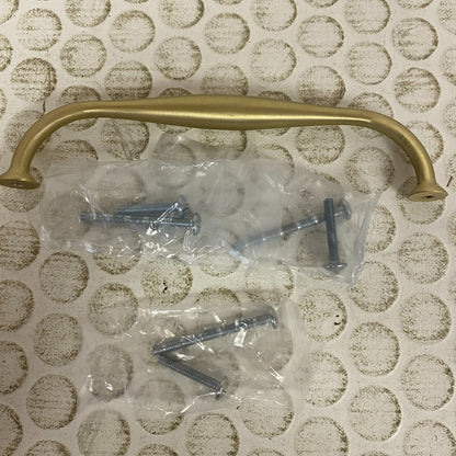 Signature Hardware Padilla B-3960-6.25 Solid Brass Cabinet Pull 6¼″  Satin Brass