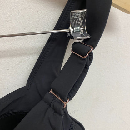 Calia Women's Swim Bikini Top Power Sculpt High Support Top Pure Black WSA22208