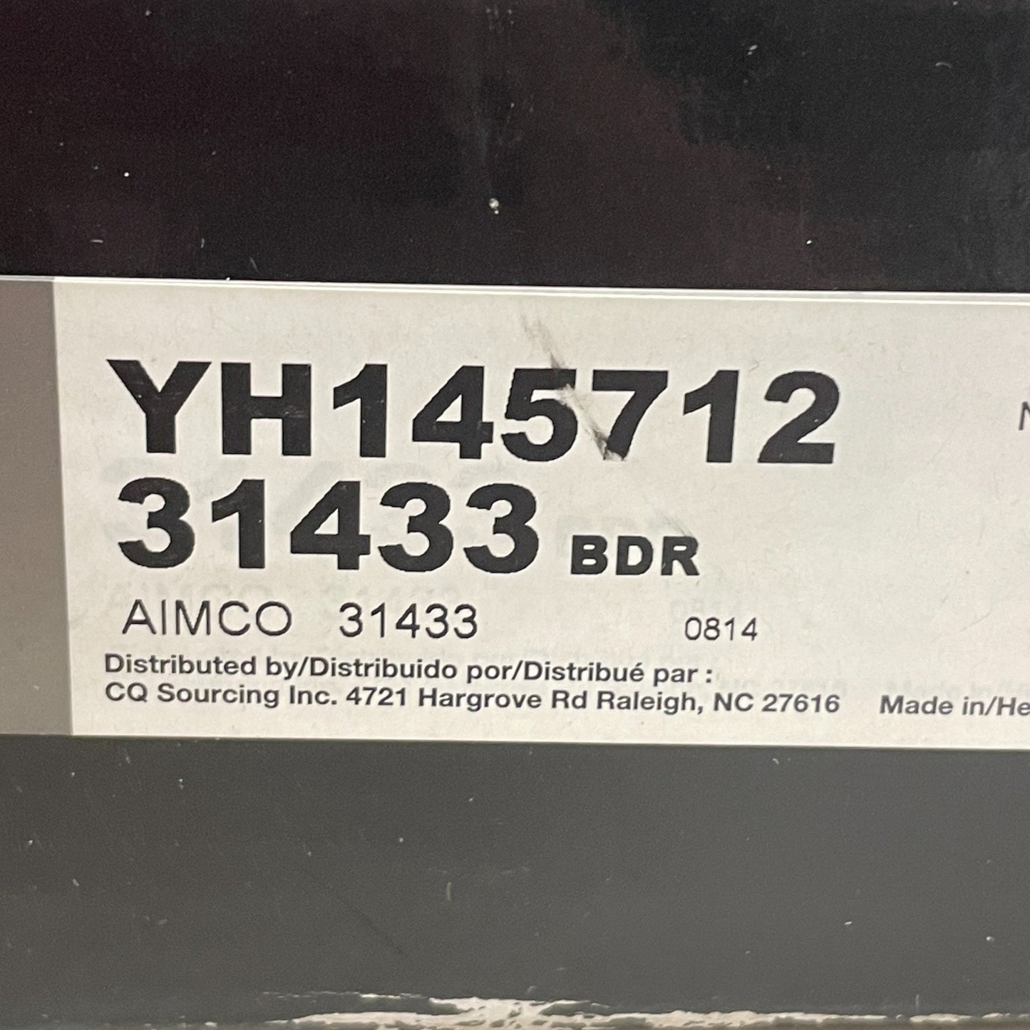 Carquest YH145712 Premium Front Brake Rotor Non-Directional Finish