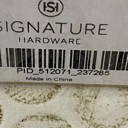 Signature Hardware Contemporary Steel Floor Register 4″×10″ Oil‑Rubbed Bronze