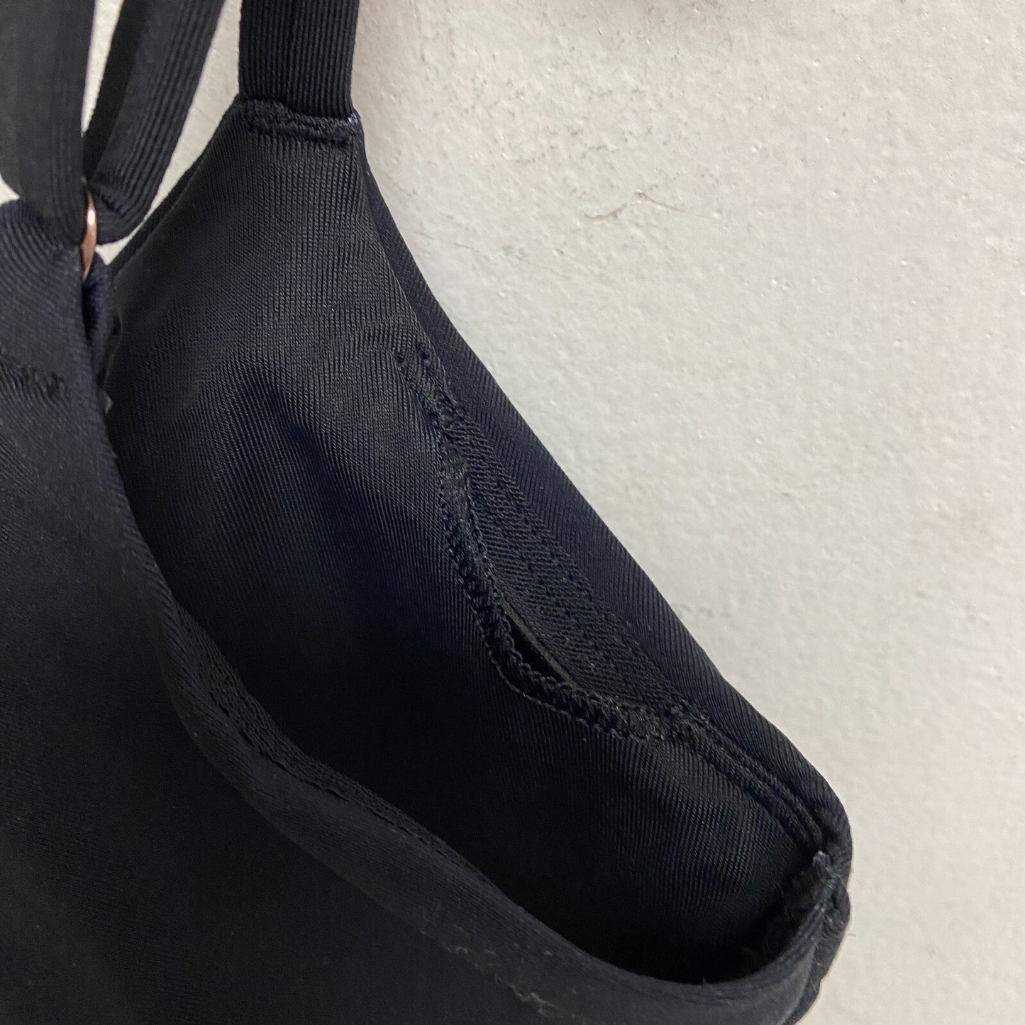 Calia Women's Tie Back Bikini Top Black Color block WSA23200PRT Brand New!