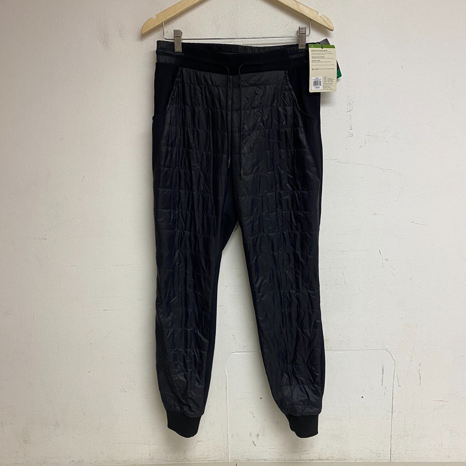 Alpine Design Women's AD Mountainside Mist Quilted Pant Pure Black ADW22901 New!