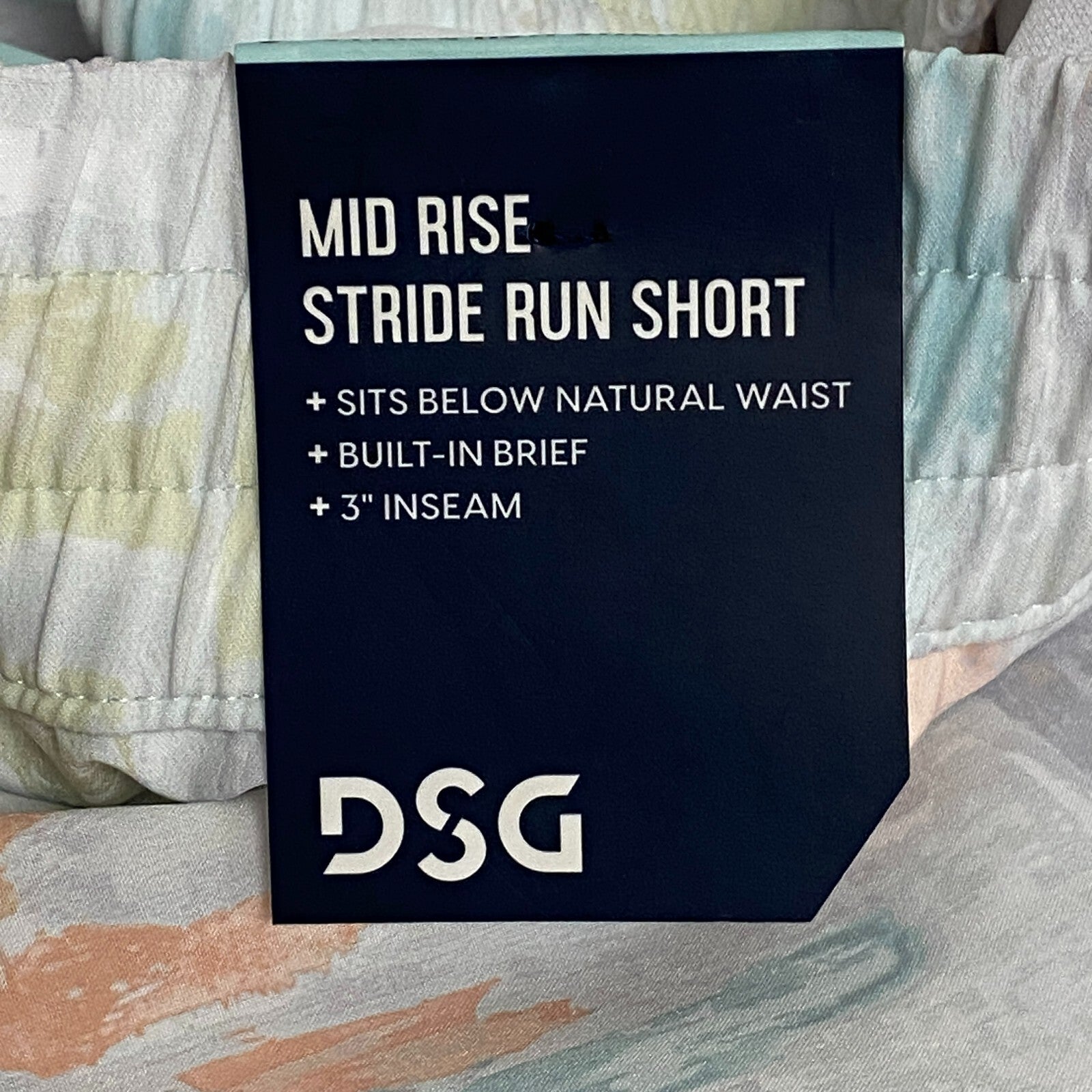 DSG Women's 3 in Stride Shorts Torn Camo Multi DAW39320APRTZ lightweight Running