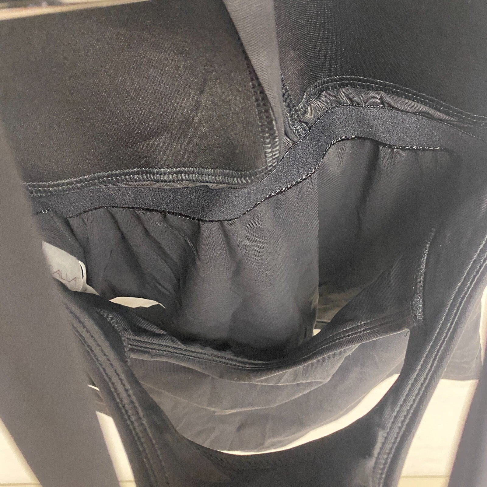 Calia Women's Top High Support Tankini Pure Black WSA22304 Brand New!