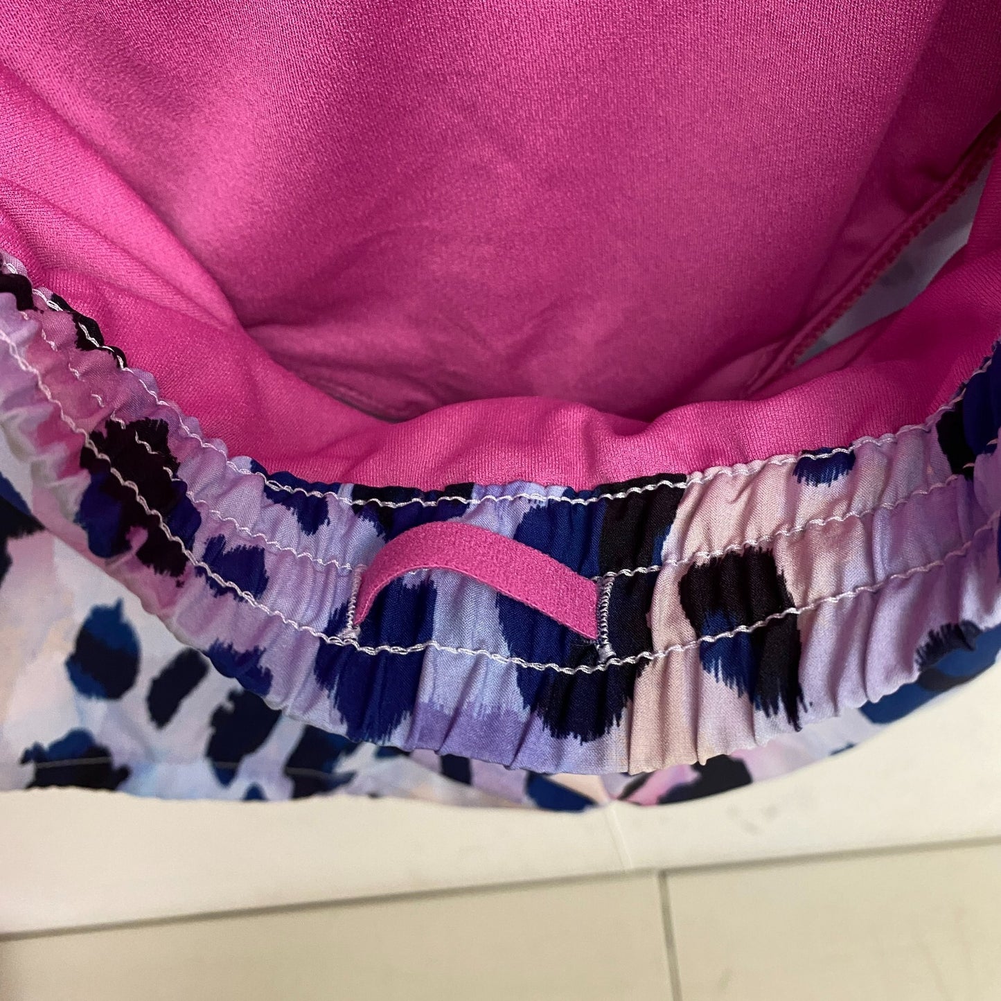 DSG Women's 3 in Stride Run Short Painted Leopard Multi DAW39320APRTZ