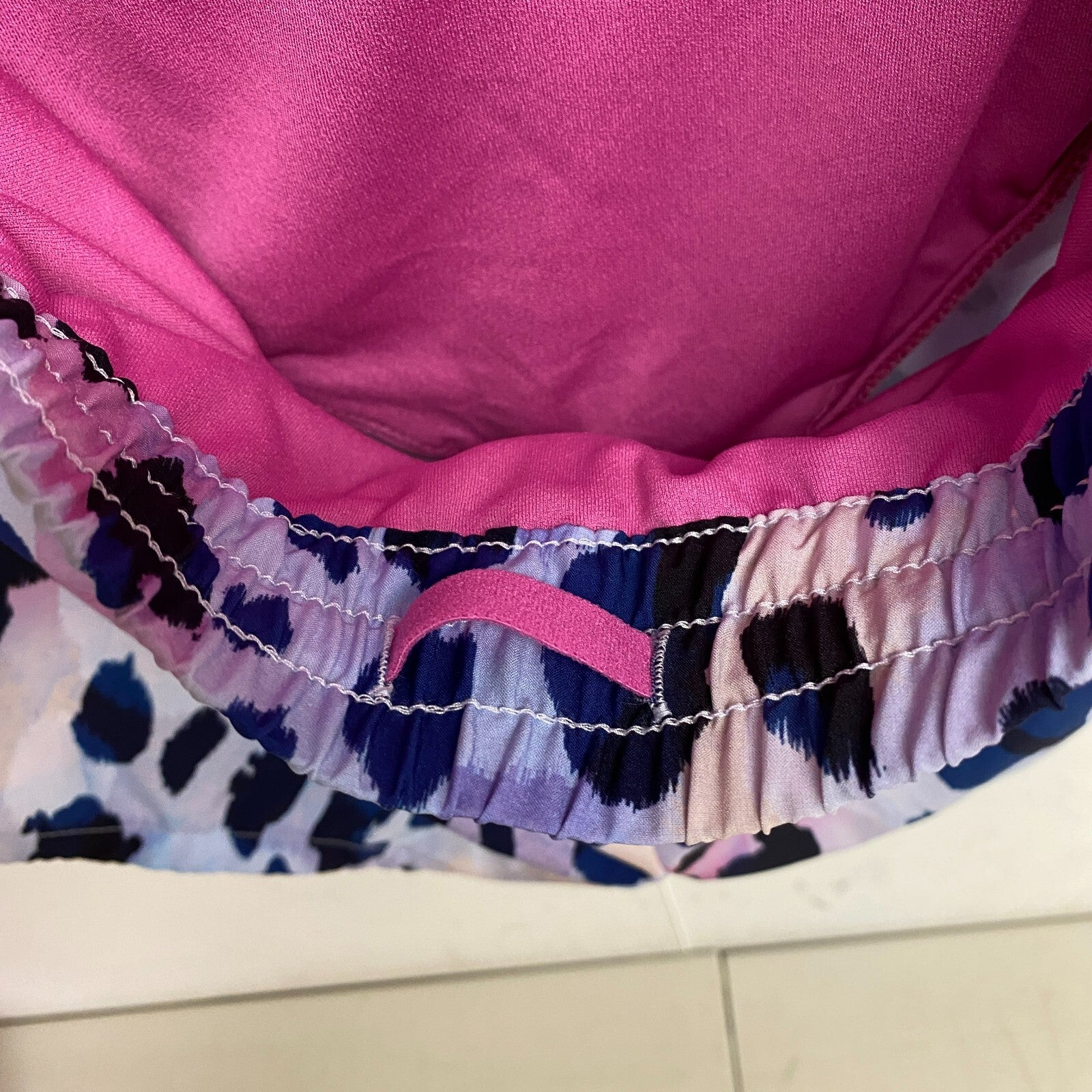 DSG Women's 3 in Stride Run Short Painted Leopard Multi DAW39320APRTZ