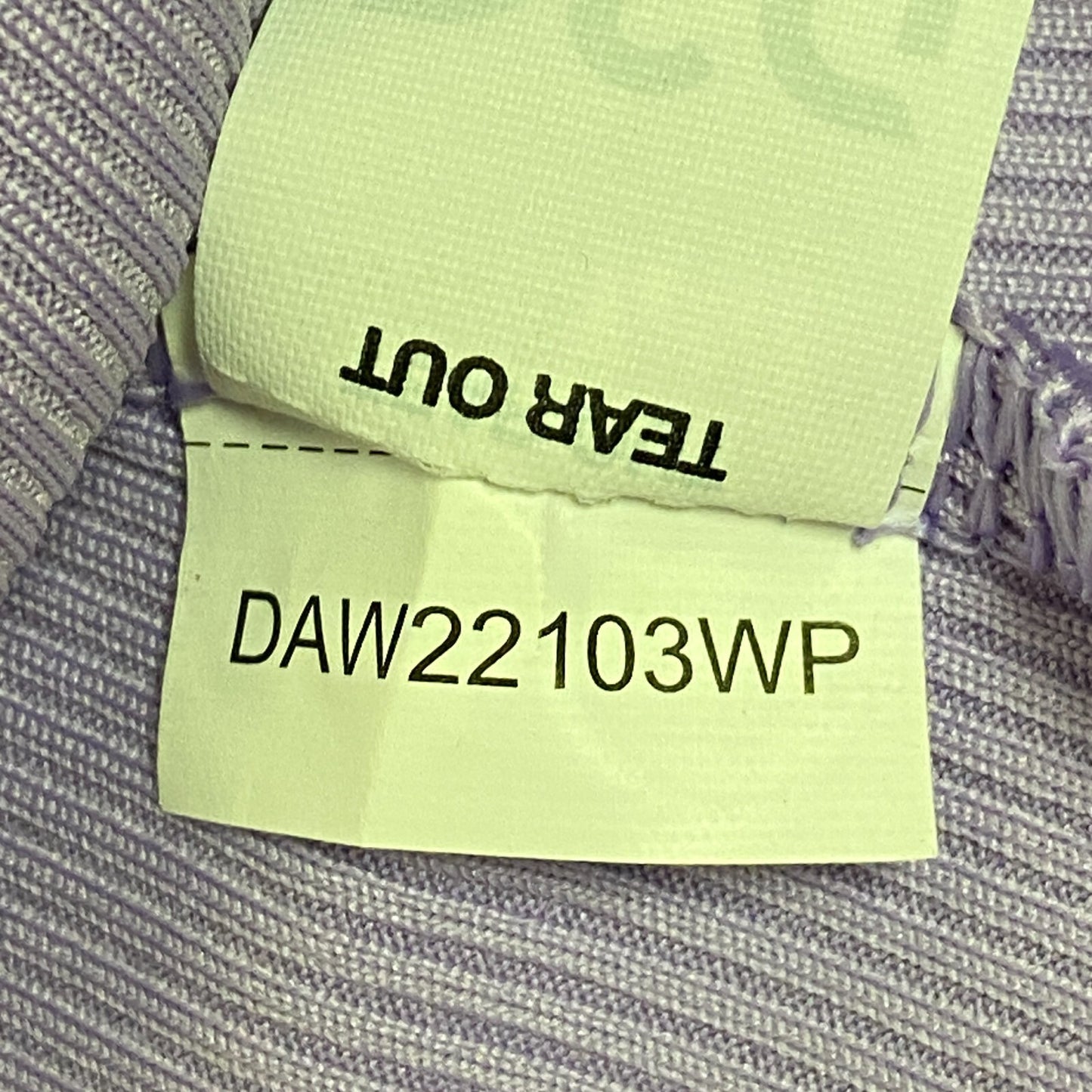 DSG Women's Performance Rib V-Neck Striped Tank Top Digital Lavender DAW22103