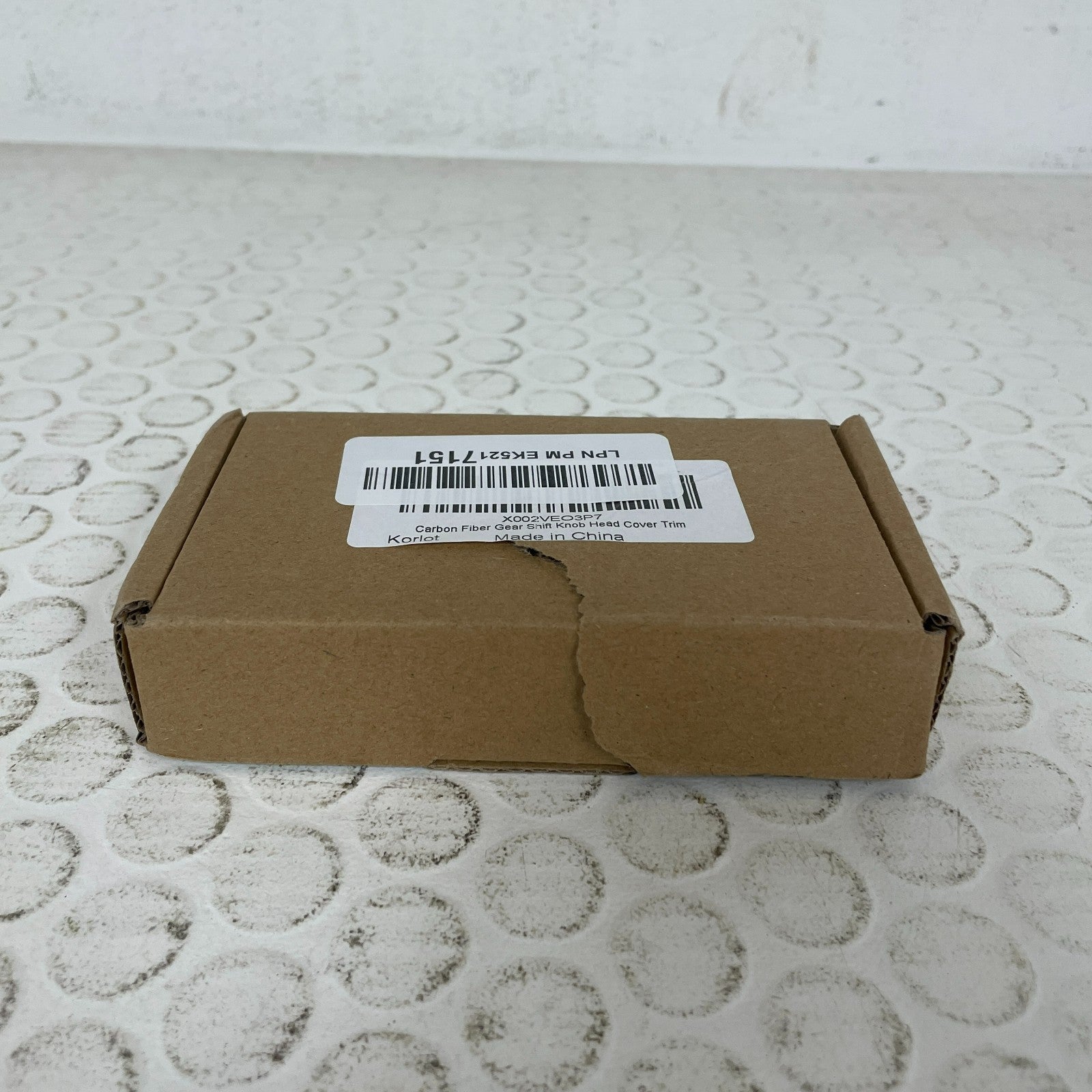 Korlot Carbon Gear Shift Knob Head Cover Trim Chevrolet Corvette C7 2014-2019