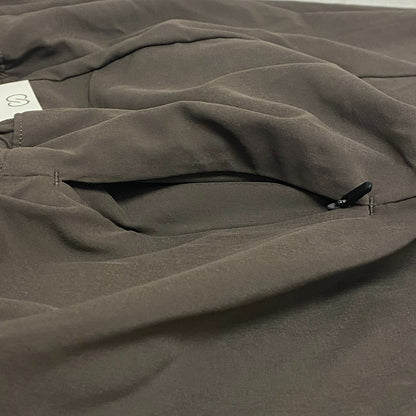 Calia Womens 3 in Mid Rise Infinity Run Short Coffee Grounds Relaxed WAX12336