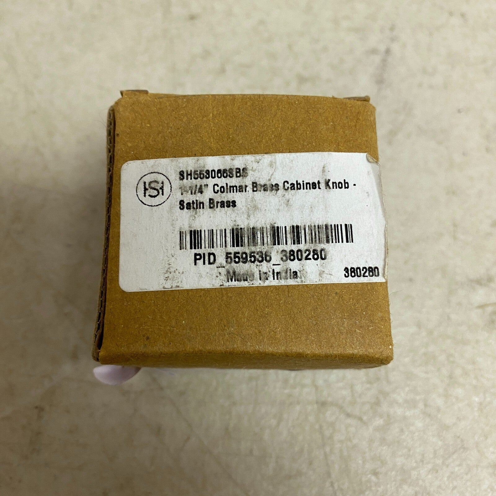 Signature Hardware 1-1/4" Colmar Brass Cabinet Knob - Satin Brass