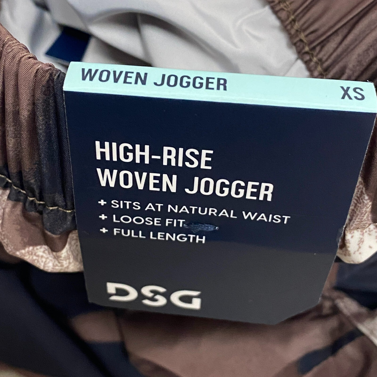 DSG Womens Parachute Pant Cyber Camo Brown Loose Fit Full length BOSSW23111PRT