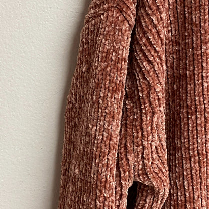 CYNTHIA ROWLEY Womens Small Turtle Neck Plush Sweater Top Pullover Pink Size M