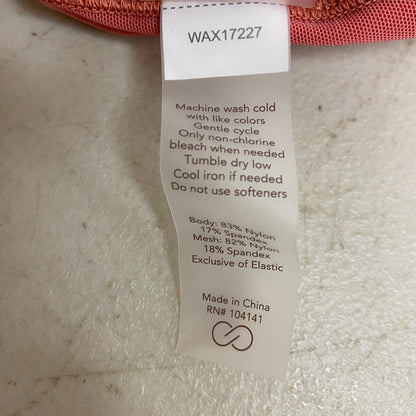 Calia Women's Energize Medium Support Rib Cage Cut Out Bra Rose WAX17227 New