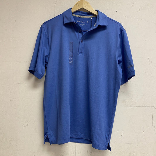 Walter Hagen Men's Performance 11 Majors Championship Stripe Golf Polo Blueberry