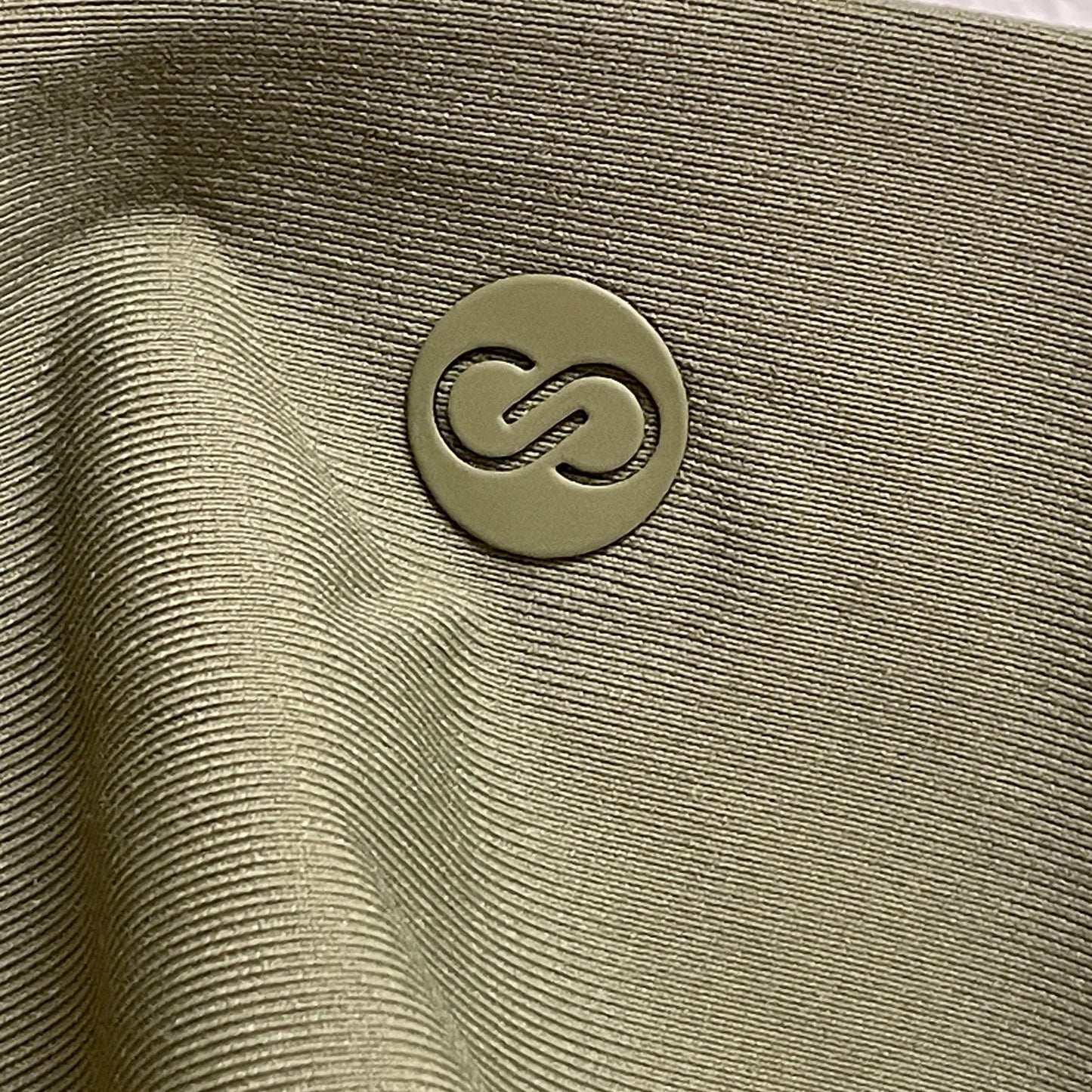 CALIA Womenâs Wide Shoulder Strap Athletic Medium Support Top Dark Olive