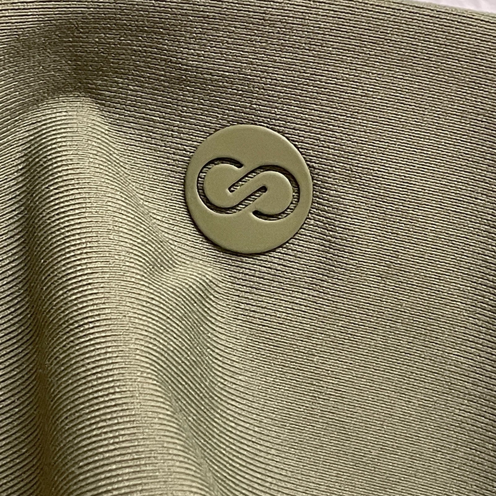 CALIA Womenâs Wide Shoulder Strap Athletic Medium Support Top Dark Olive