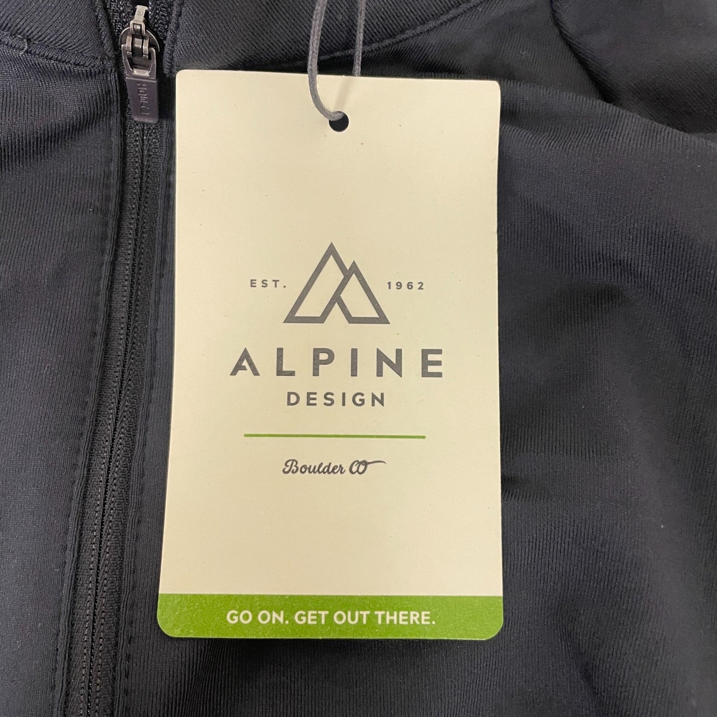 Alpine Womenâs Long Sleeve 1/4 Zip Pullover Phantom ADW22102 NWT Activewear