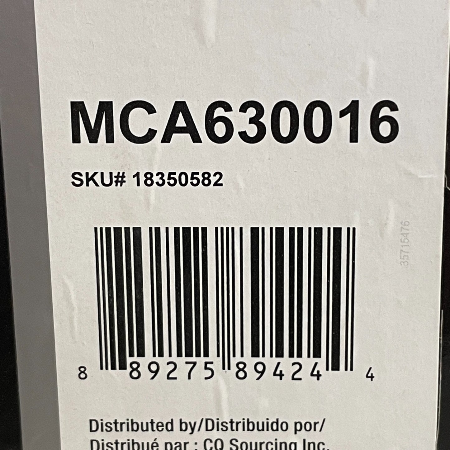 Carquest Wearever Brake Master Cylinder MCA630016 w/ Reservoir