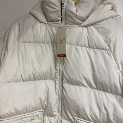 CALIA WOMENS OUTWEAR LONG LINE SNAP PUFFER JACKET CLOUD COVER WAX36033 NEW!