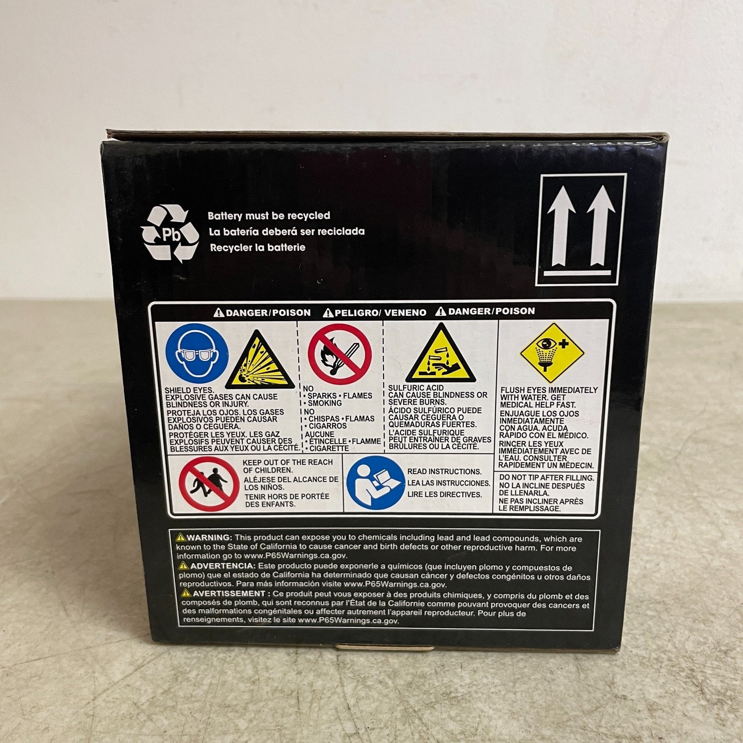 Autocraft 12N7-3B 12V 7Ah Powersport Battery Dry-Charged 70 CCA Motorcycle