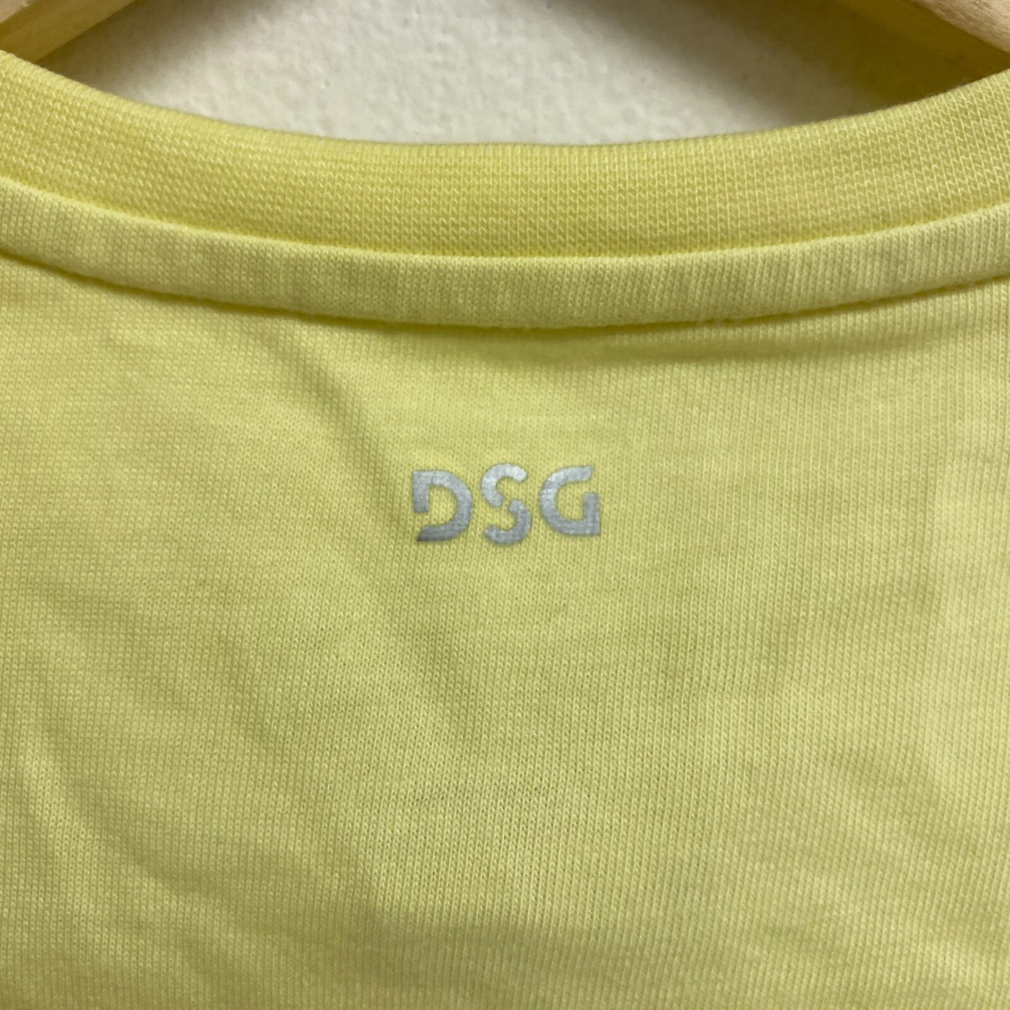 Calia Girls Cinch Bottom Tee Yellow Chill Short Sleeve Solid Cropped DAG12143