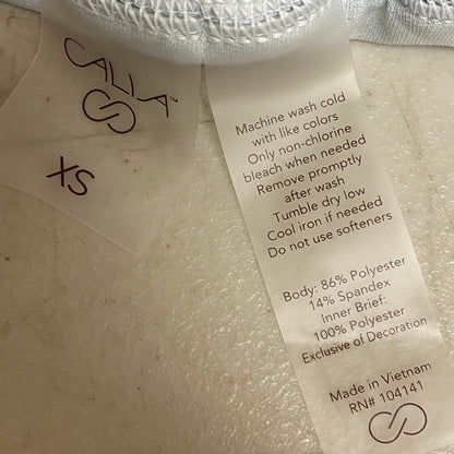 Calia 3" Inseam High Rise Step Up Short Aquatic Coral Light Green WAX12351PRT