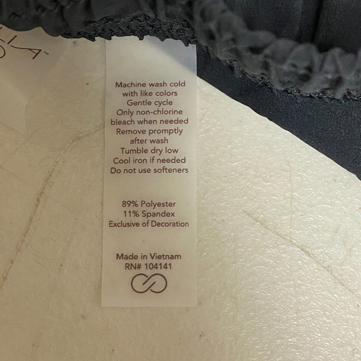 Calia Womens 5" Journey Woven Short Pure Black WAX12173 BRAND NEW