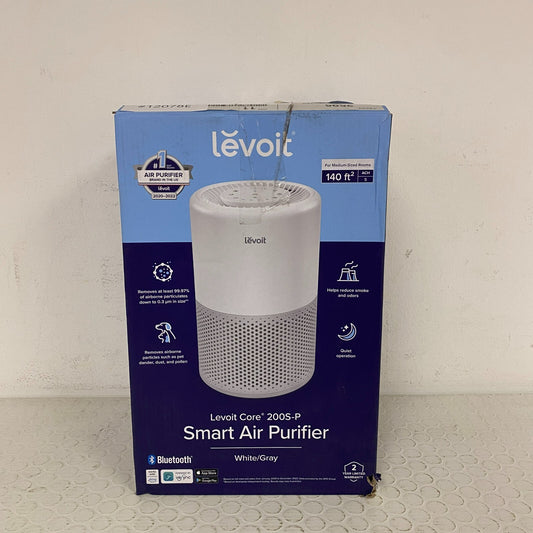 Levoit Core 200S Smart HEPA Air Purifier Wi‑Fi Alexa Grey/White
