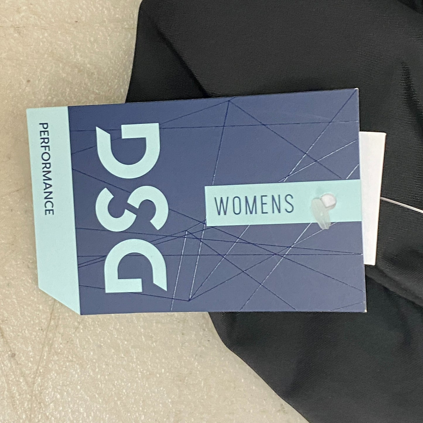 DSG Women's Flounce Dress Grounded Pure Black Sleeveless Solid DAW13328