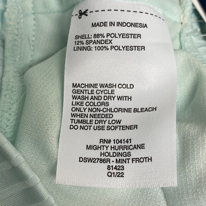 DSG Women's Long Line Scoop Neck swim Bralette Top Mint Froth DSW2786R New