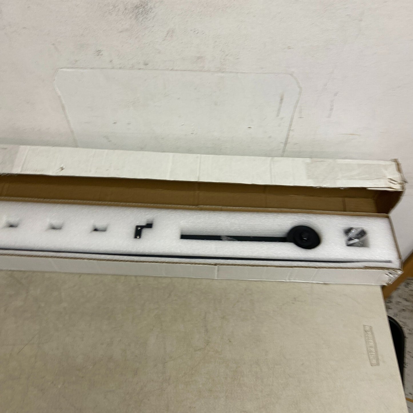 Signature Hardware BARN DOOR HARDWARE KIT 60" RAIL - BLACK