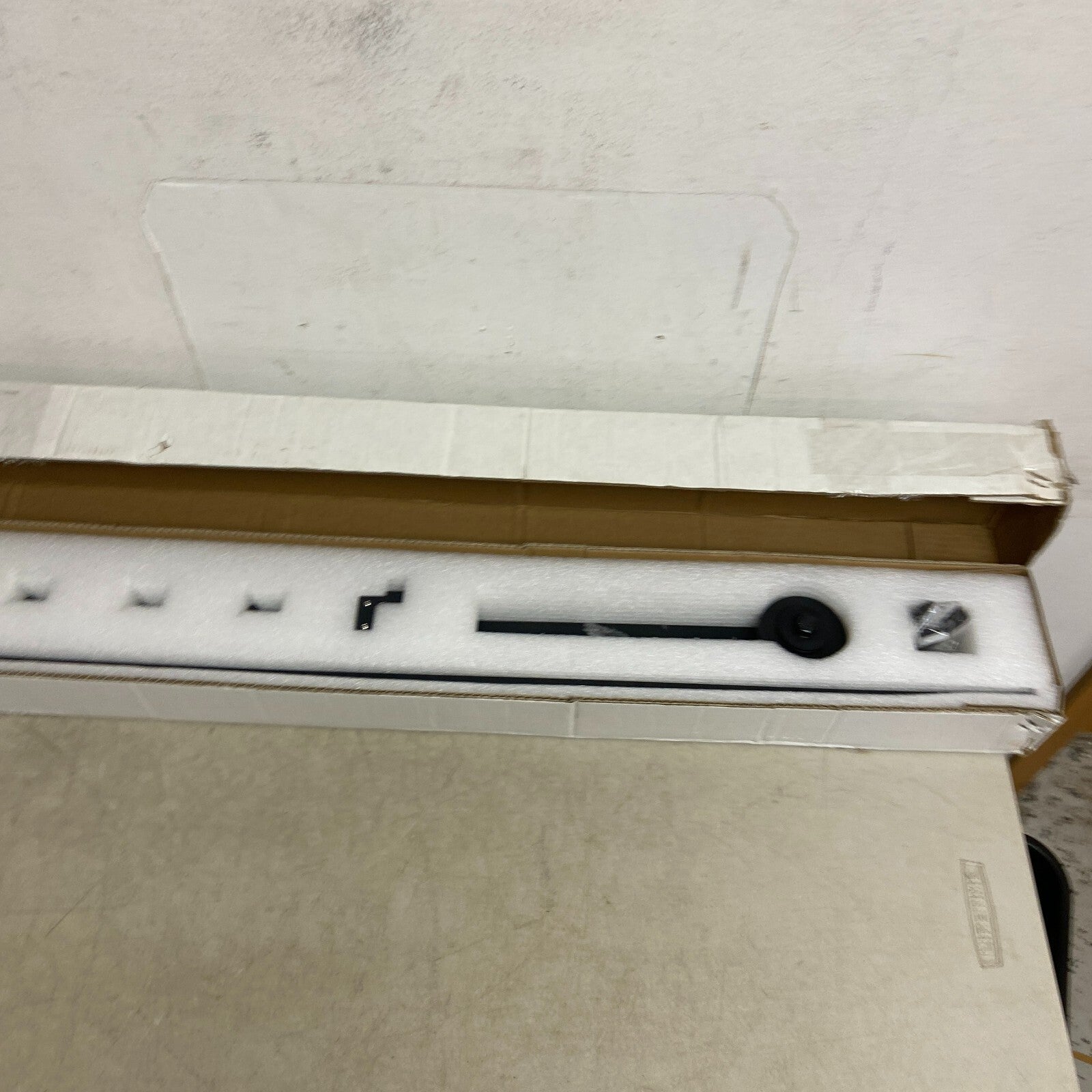 Signature Hardware BARN DOOR HARDWARE KIT 60" RAIL - BLACK