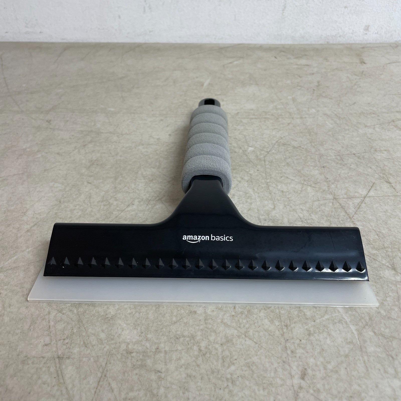 Amazon Basics Window Squeegee with Handle 8" Blade Car Glass Shower Mirror