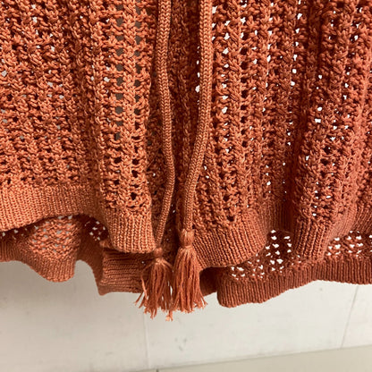 Calia Women's Sweater Knit Cover Up Mid Rise Swim Bottom Apricot Aura WSA23914