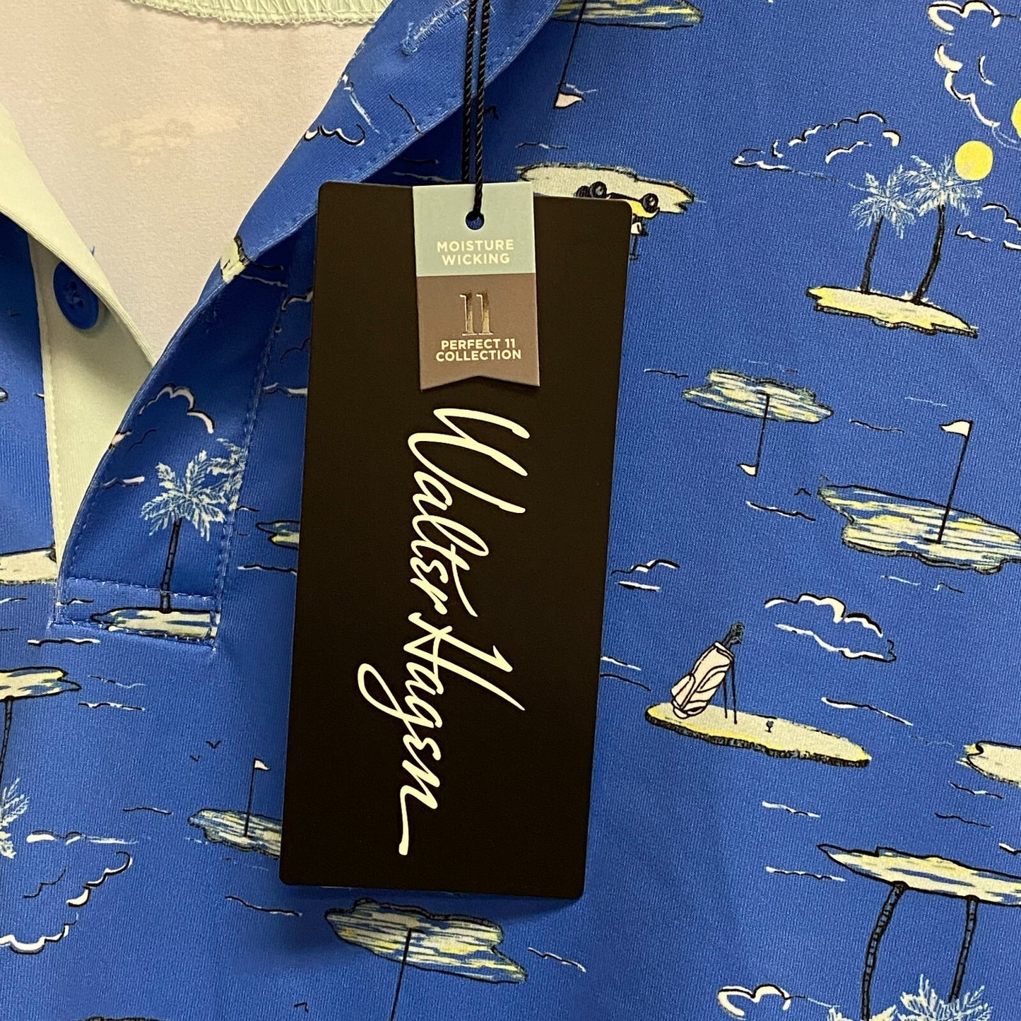 Walter Hagen Men's Performance Island Convo Printed Short Sleeve Golf MGA11494