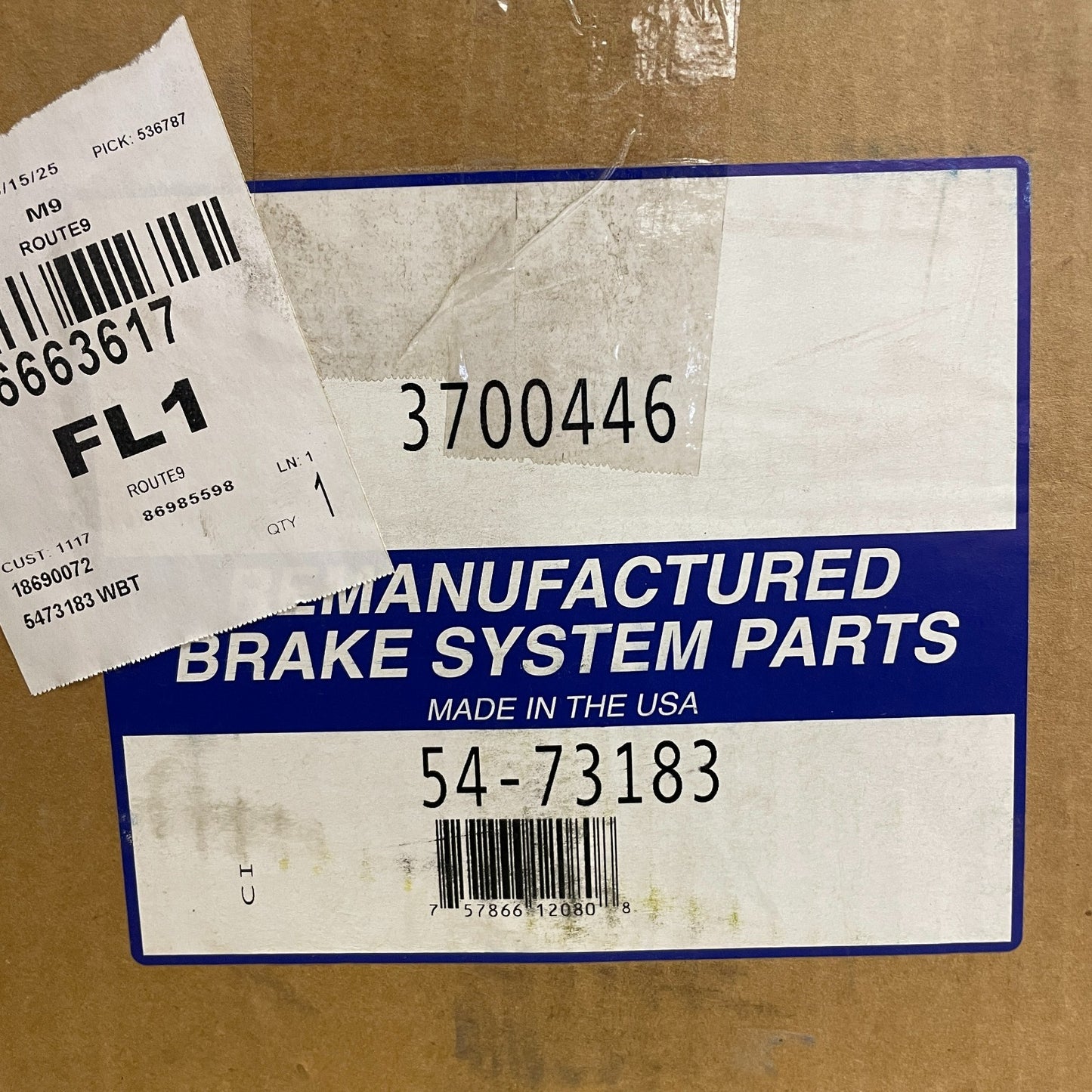 Carquest 54-73183 Reman Vacuum Power Brake Booster Dual Diaphragm OE Seals