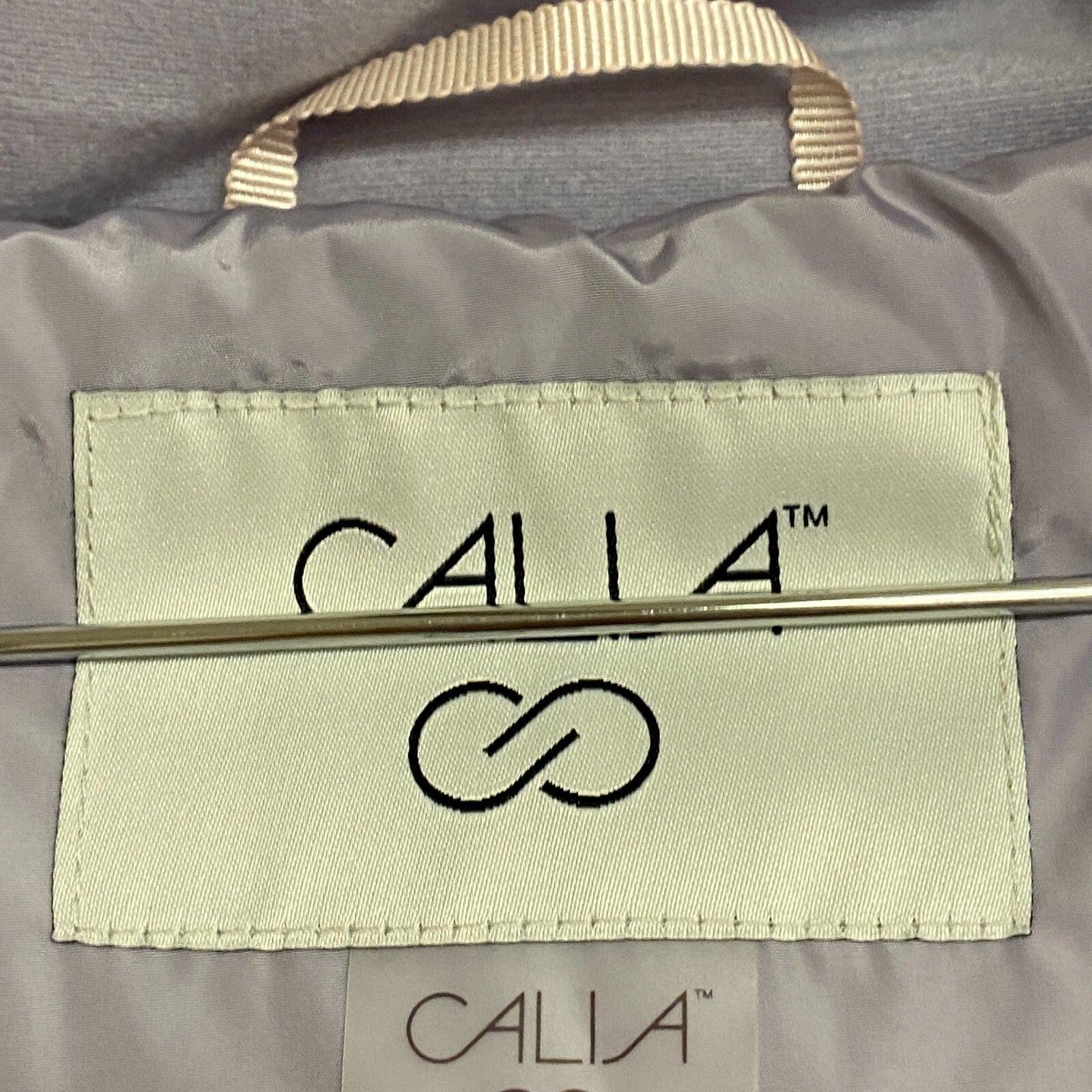 CALIA WOMENS OUTERWEAR LONG LINE SNAP PUFFER JACKET METAL LILLY  WAX36033 NEW!