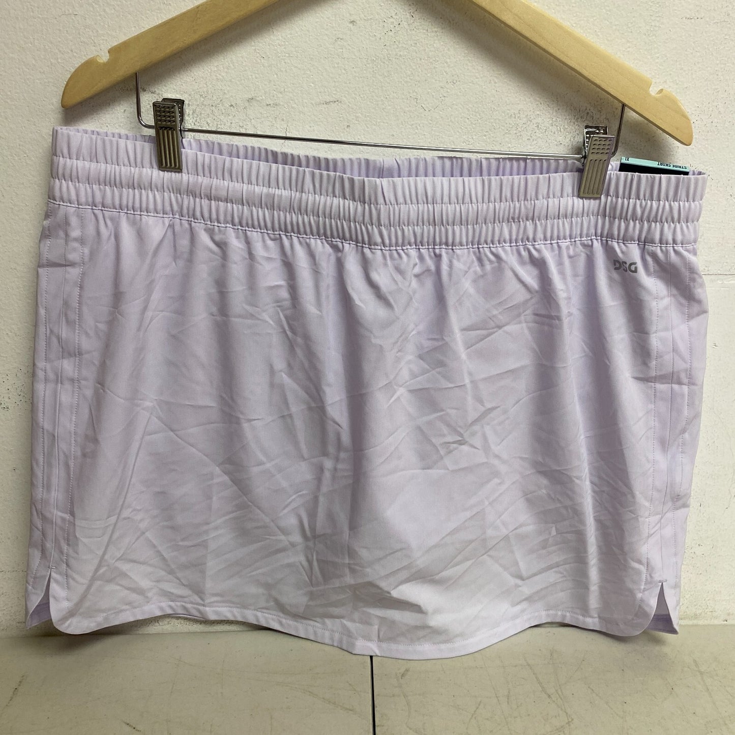 DSG Women's Performance Mid Rise Stride Skort Built-in Short Lilac DAW13123