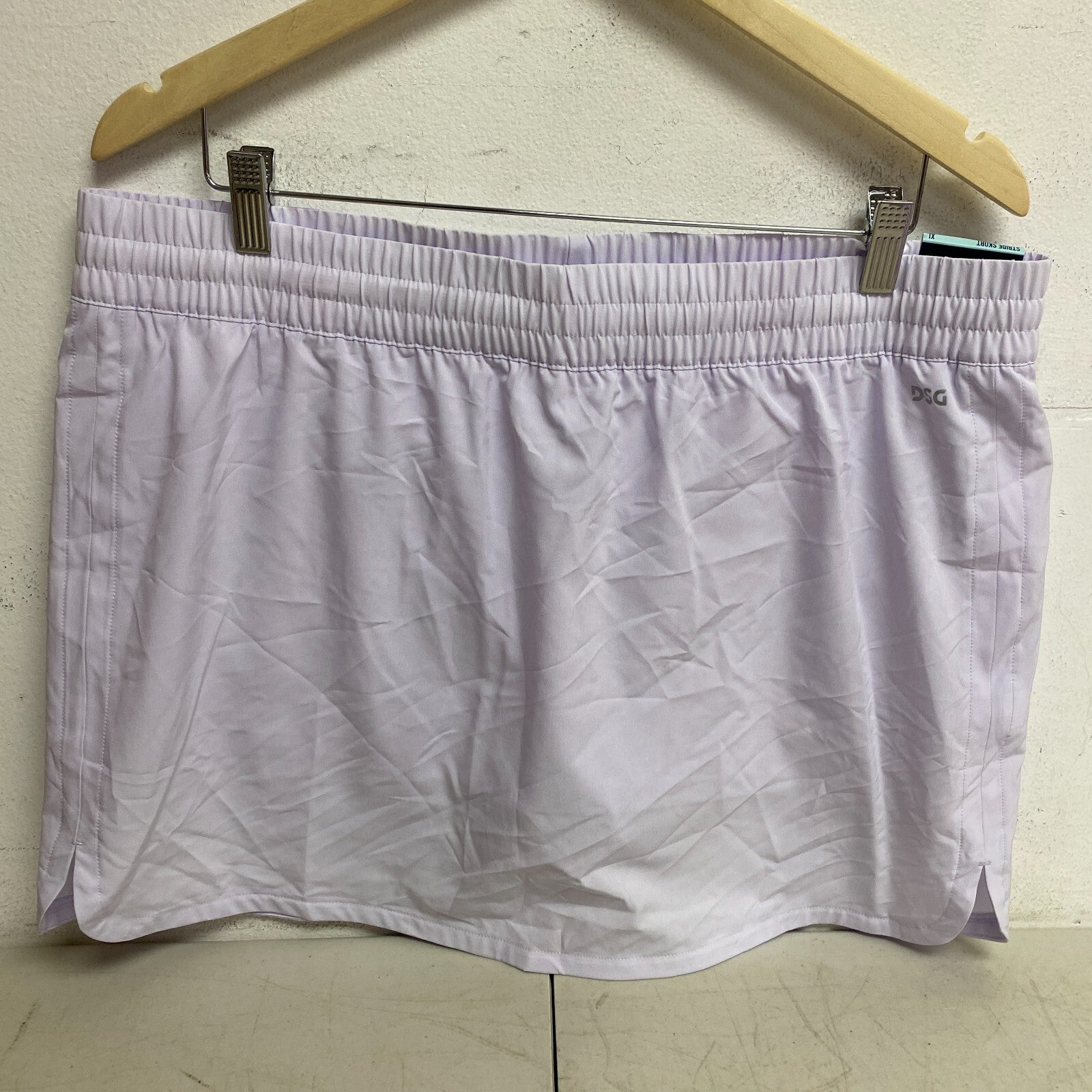 DSG Women's Performance Mid Rise Stride Skort Built-in Short Lilac DAW13123