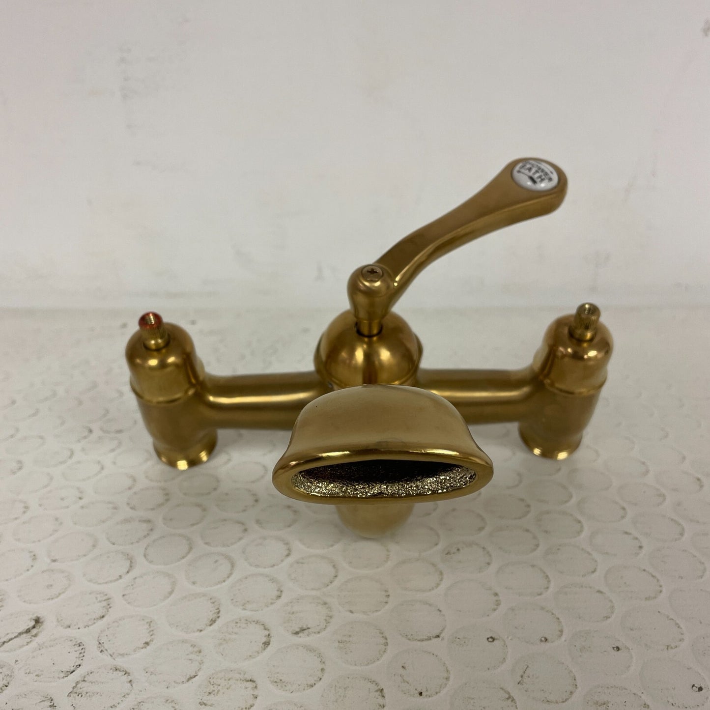 Signature Hardware Shower Conversion Kit w/EnglishTelephone Faucet Brushed Gold