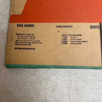 FEL-PRO TCS45060 Timing Cover Gasket Set BBC V8 427 454 1965-1976 Chevrolet Impa