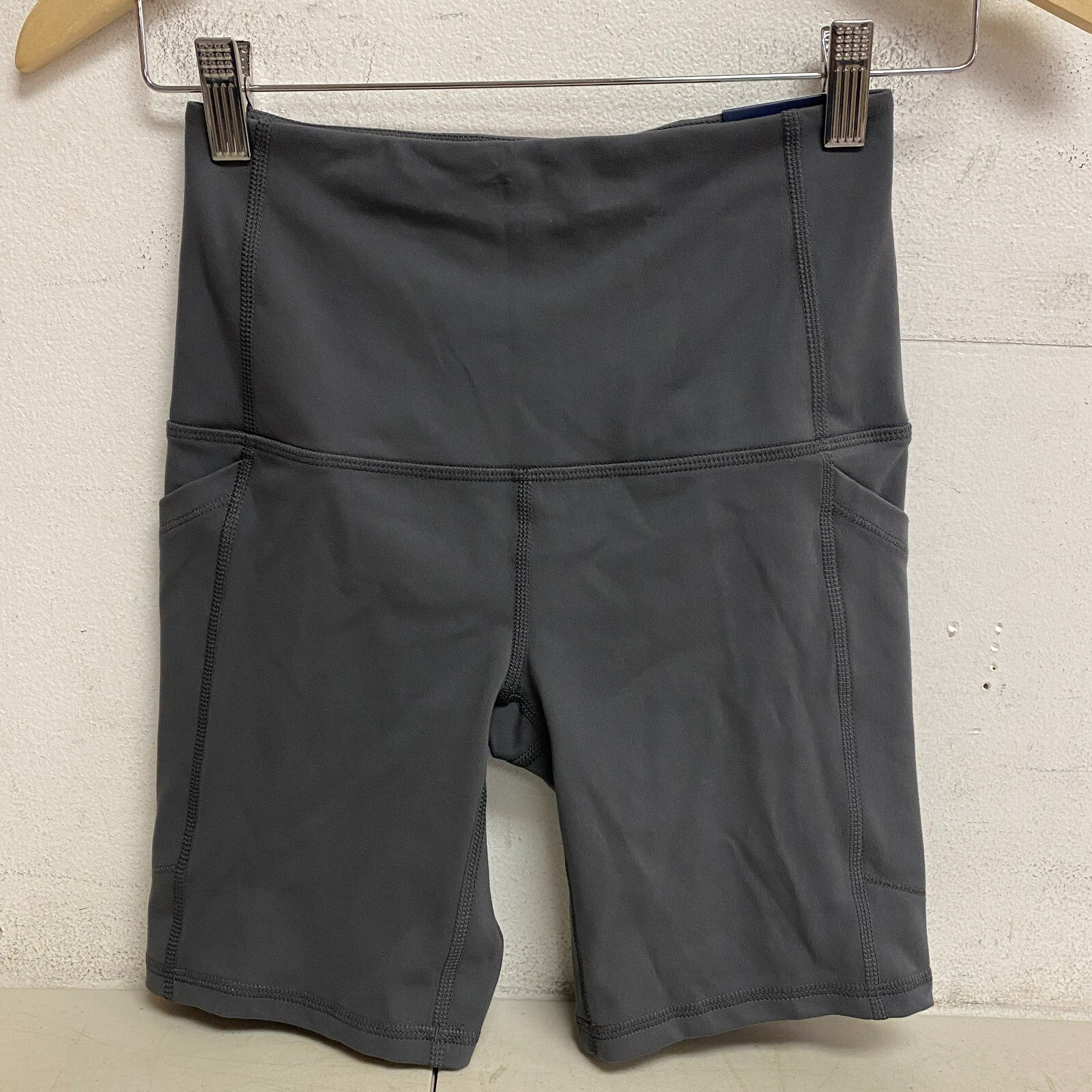 DSG Womens 7" Momentum Ultra High Rise Bike Short Carbon Grey Solid DAW12302PRT