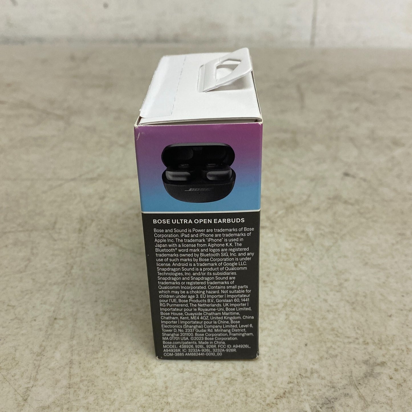 Bose Ultra Open Earbuds Black Made for iPhone | iPad ,work with Android New !!