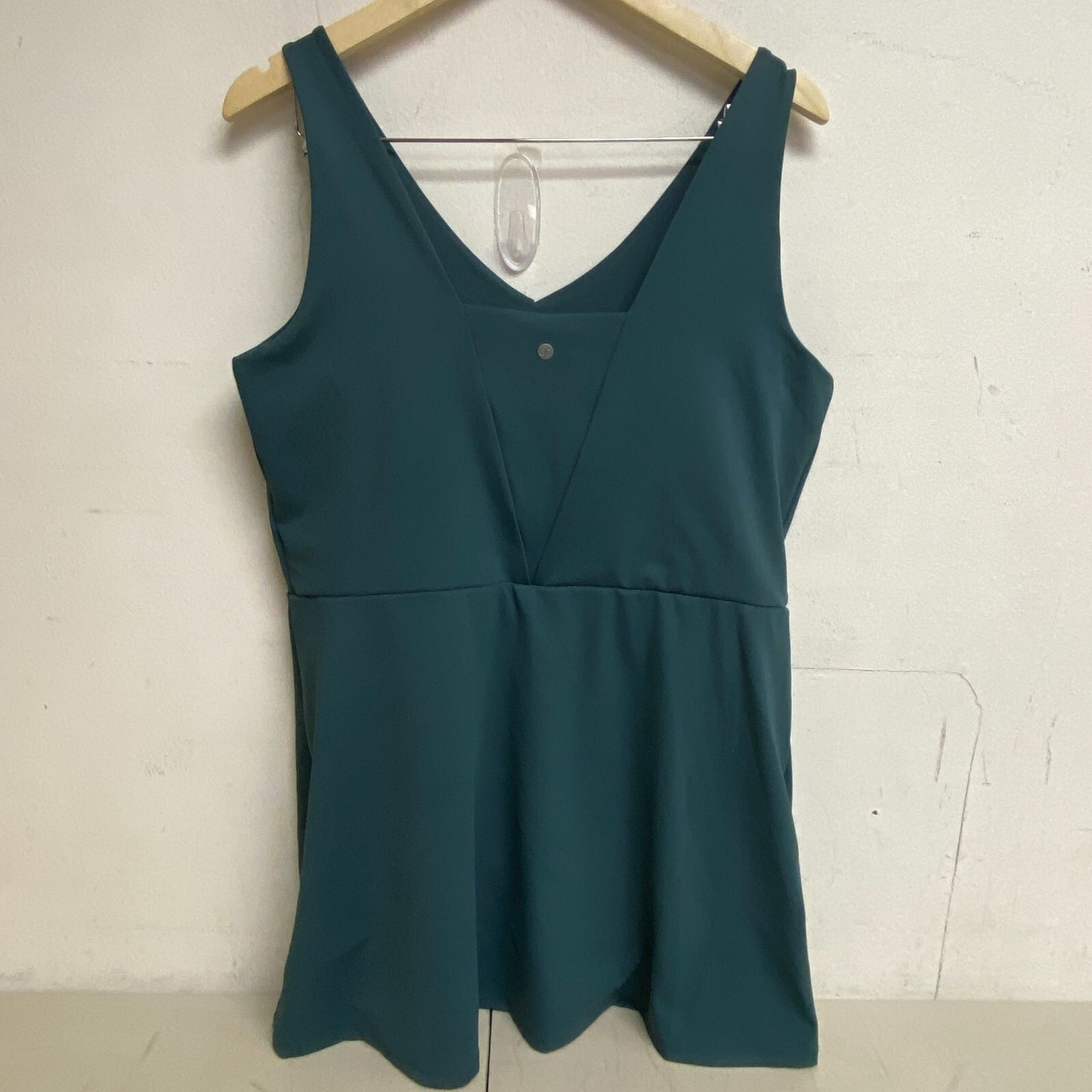 CALIA SLVS Power Move Relaxed Smart V-Neck Dress Deep Aqua WCG19005