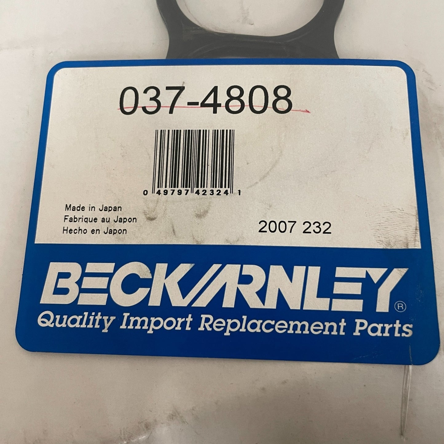 Beck/Arnley 037-4808 Intake Plenum Gasket 95-99 Nissan Maxima 96-99 Infiniti I30
