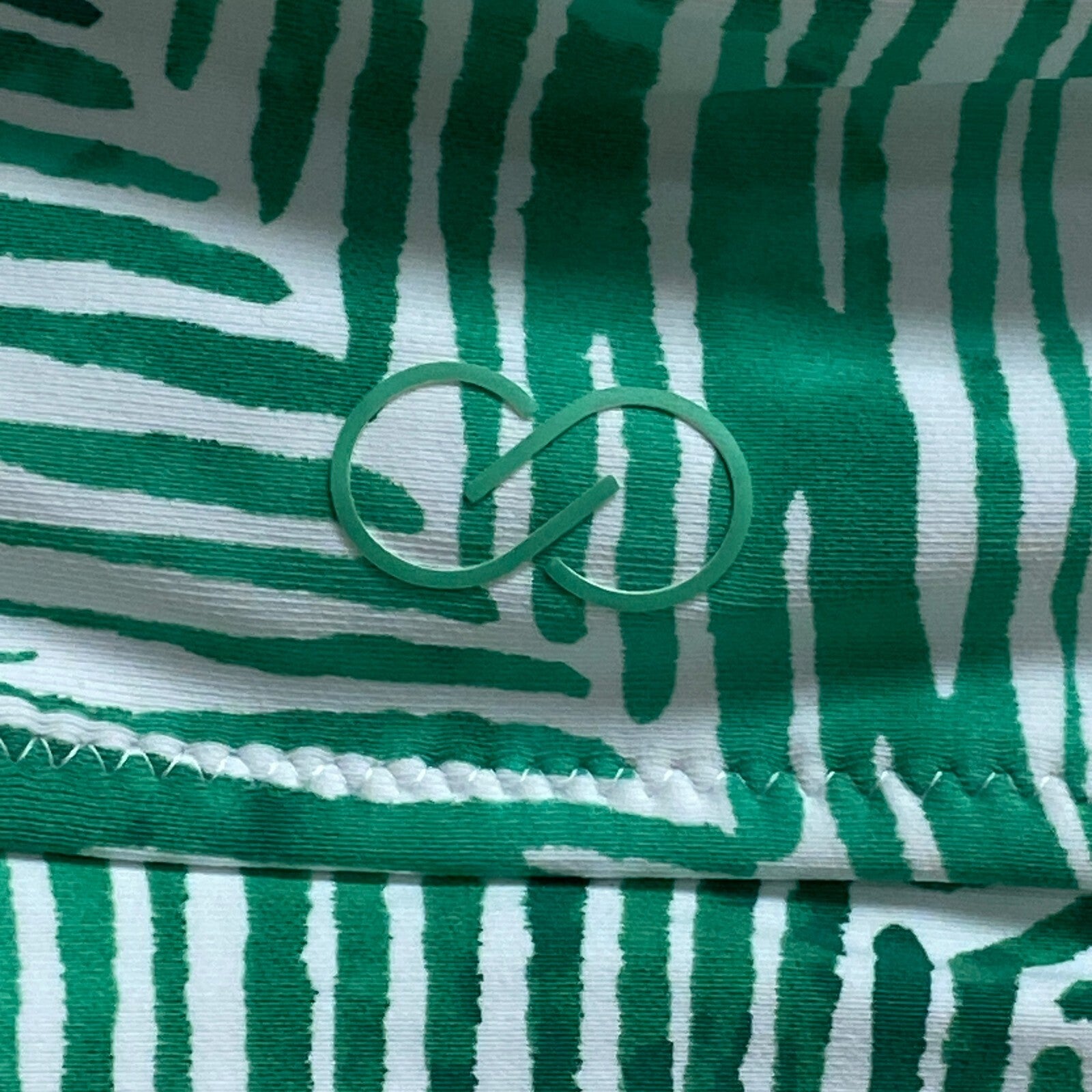 Calia Womens Swim Boyshort Small Palm Green Stylish Trendy WSA21502PRTX