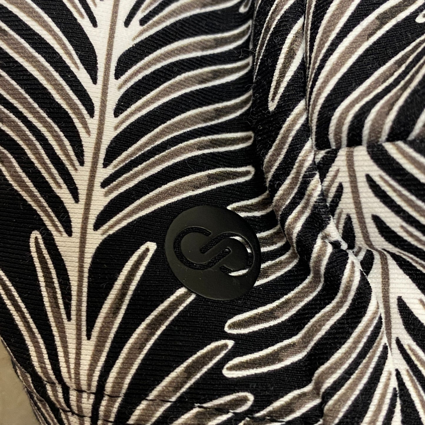 Calia Womens Triangle Low Support Bikini Top Black Combo Floral WSA23201PRT