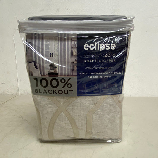 Eclipse Grommet Fleece Lined Insulating Curtain 50in x 108in Ambiance Lattice...